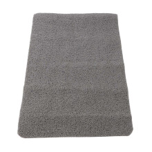Non Slip PVC Bathroom Mat 60x40cm Waterproof Grey Shower Rug