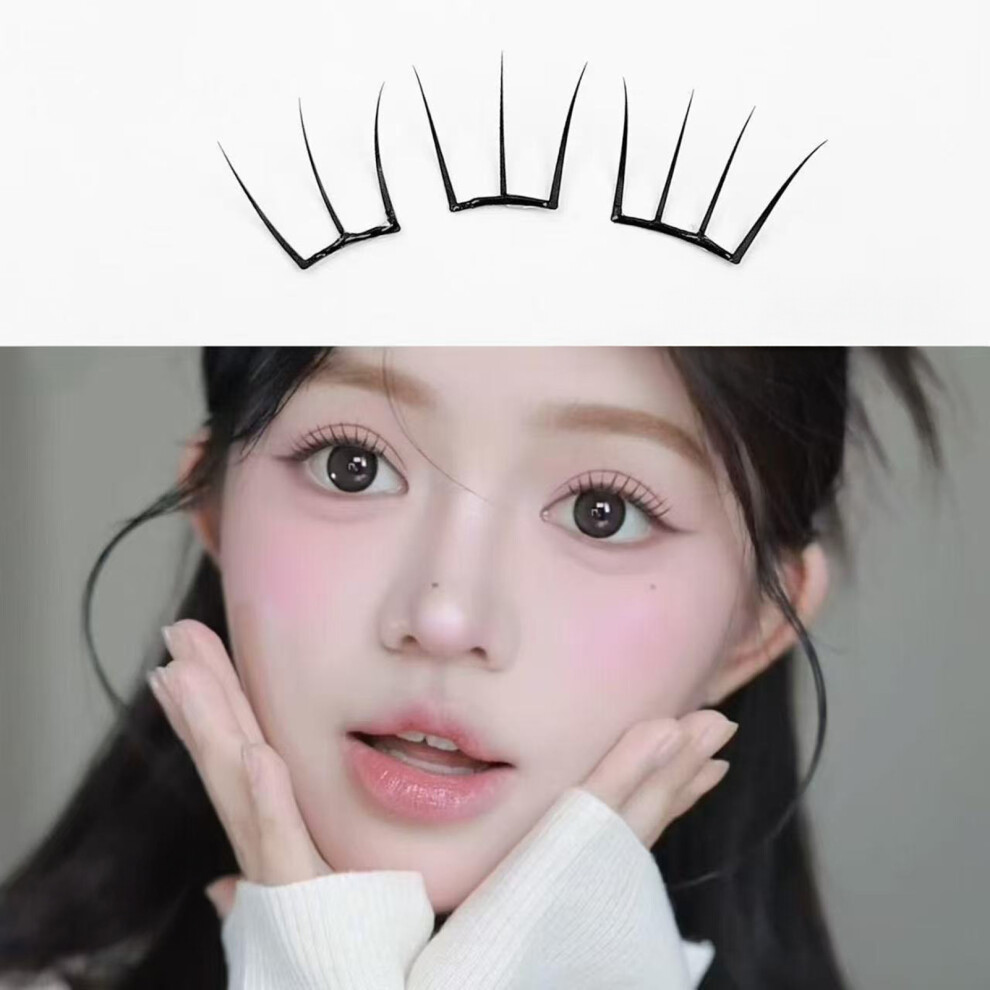 Hue-Grain Women\'S Eyelash Clusters For Daily Use