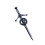 MacKintosh Clan Crest Pewter Sword Kilt Pin 1