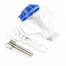 (Blue accessories (OPP bag 50g)) Steel Chainsaw Sharpener Kit - Durable & Fast Grinding