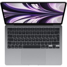 Apple - 13,6" MacBook Air M2 - RAM 8Go - Tallennus 256Go - Kiviharmaa - AZERTY (2022) - Kunnostettu - Erittäin hyvässä kunnossa - Refurbished