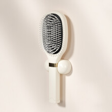 (White Magnet) Air Cushion Hair Comb for Scalp Massage