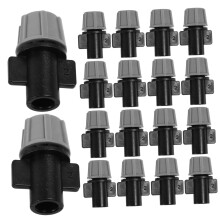 50pcs Adjustable Misting Nozzles for Garden Irrigation System Fine Spray WaterSaving Plant Cooling