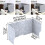 Foldable Acoustic Desk Privacy Panel for Noise Reduction, Freestanding Polyester Divider 60cm 2