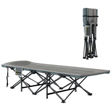 Cama Plegable Camping Gris 187 x 67 x 37 cm