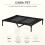 PawHut Cama Elevada Perros Negro 92 x 76 x 18 cm 4
