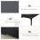PawHut Cama Elevada Perros Negro 92 x 76 x 18 cm 6