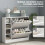 Homcom Zapatero Blanco 89 x 25 x 92 cm 5
