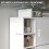 Homcom Zapatero Blanco 89 x 25 x 92 cm 6