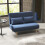 Homcom Sofá Cama Doble Azul 120 x 75 x 85 cm 2