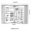 Desktop Reference Organizer 20 Sleeve Letter Size Flip File Holder Color‑Coded Wall Display Rack for Office 2