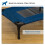 PawHut Cama Elevada para Mascota Azul 61 x 46 x 18 cm 3