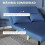 Homcom Sofá Cama Doble Azul 120 x 75 x 85 cm 4