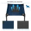 PawHut Cama Elevada para Mascota Azul 61 x 46 x 18 cm 4