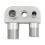 2X for LSX LS3 Engine Swap Conversion A/C  Compressor Adapter Fitting, AC Compressor Aluminum Adapter 5