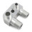 2X for LSX LS3 Engine Swap Conversion A/C  Compressor Adapter Fitting, AC Compressor Aluminum Adapter 6