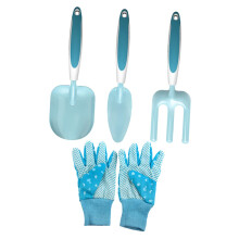 Gardening Tools Set with Ergonomic Wooden Handle Garden Trowel and Rake for Easy Planting and Weeding