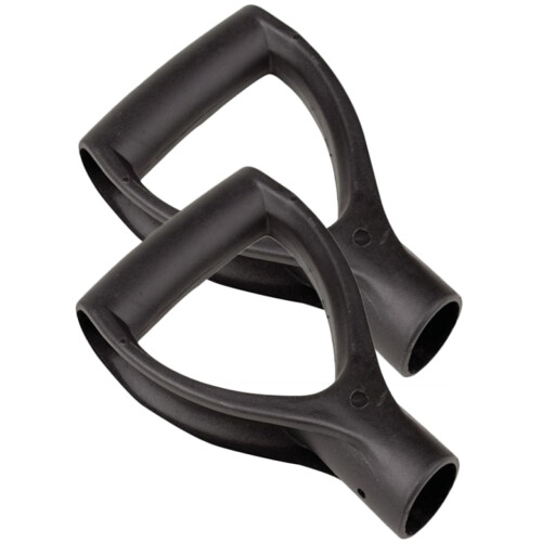 2pcs DShaped Shovel Handle Replacement Grip for Garden Tools Ergonomic Plastic Comfortable for Digging
