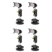 4X LanParte New Handyhalter Autotelefonhalter Stabilisator Telefon Selfie Stick 360 Drehbare Halterung