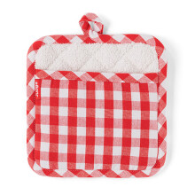 Judge Textiles Red Check Pot Holder