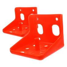 2Pcs Durable Plastic Livestock Feeder for Cattle and Sheep, Easy Clean Feed Pan for Farm Use