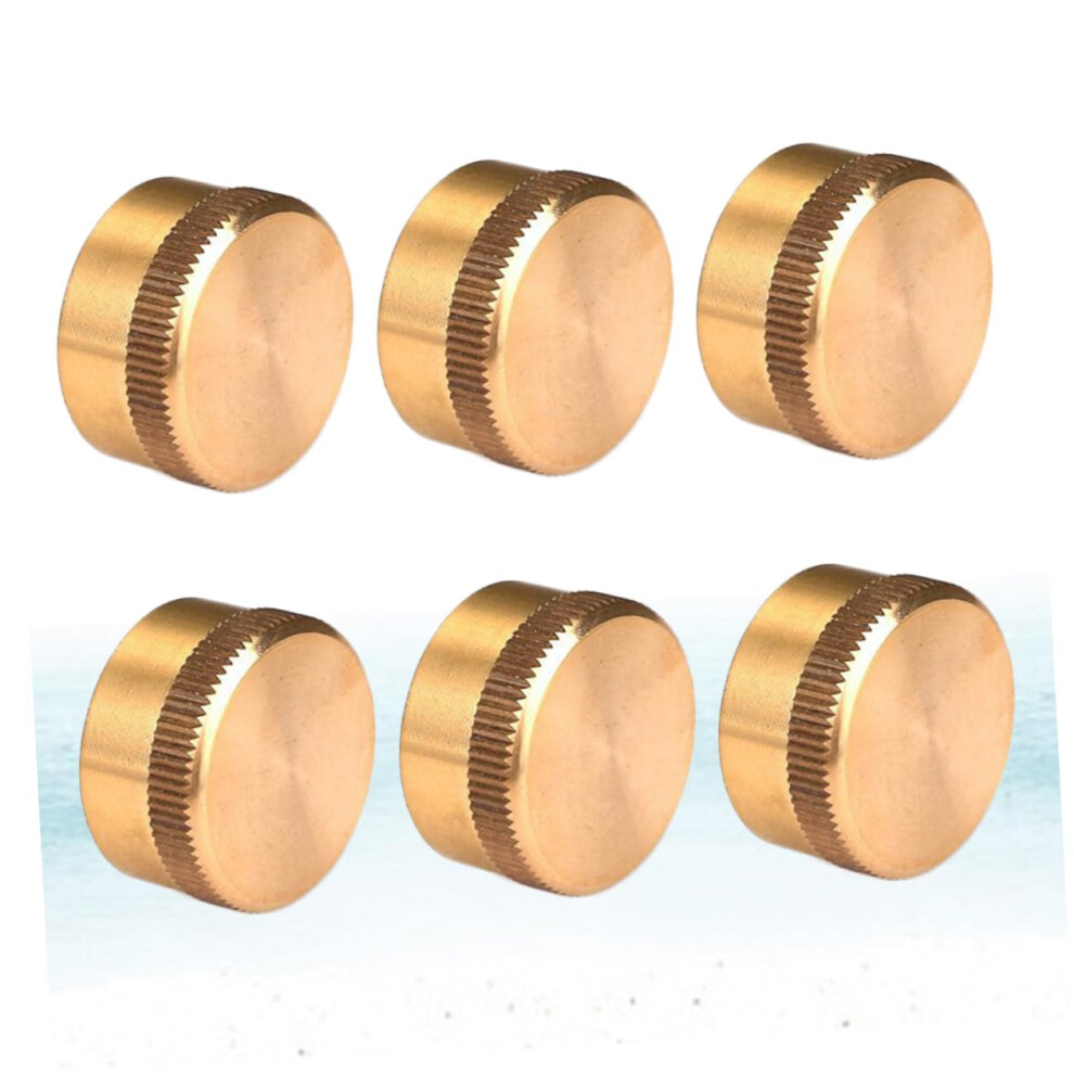 Brass Propane Tank Cap Seal For Airtight Leak Prevention And Valve Protection, Corrosion Resistant 9174973301073
