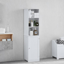Priano 1 Door 2 Shelf Tallboy Cabinet Bathroom Unit