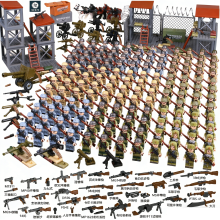 144PCS World War II Legion: Army Soldiers, Machine Gunners, Sentry,