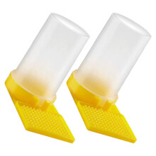 2pcs Bee Feeder Bee Waterer Set with Entrance Mount Design and Bee‑Safe Drinking Cup
