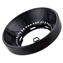 Gas Stove Windproof Cover with Flame Concentrator Ring and Stainless Steel Pot Holder Wok Support Rack