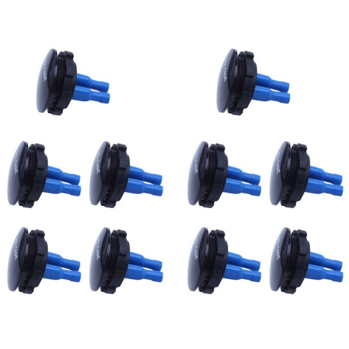 10X 5V-25V  Voltmeter LED Digital Display Panel Mounted Round Waterproof Car Motorcycle Car