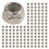250pcs M2 Zinc Plated Self-Locking Nylon Insert Hex Lock Nuts 2