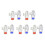 Remplacement Du Distributeur D'Eau Push Type Robinet en Plastique Blanc Robinet 10 Pcs 1