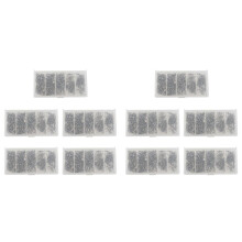 960Pcs Copper Alloy Fishing Swivel Snap Bearing Lock Rolling Swivel Connector Fishing Tackle Kit