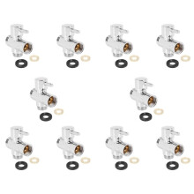 10X SOLID Diverter 3-Way Diverter Valve All 1/2 Inch IPS Shower System Spare Part, Copper Chrome Plating