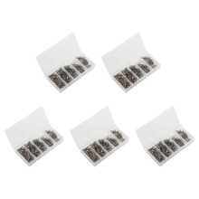 480Pcs Copper Alloy Fishing Swivel Snap Bearing Lock Rolling Swivel Connector Fishing Tackle Kit