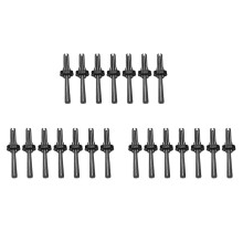 21 Set New Stone Splitter 9/16in Metal Plug Wedges and Feathers Shims Concrete Rock Splitters Hand Tool