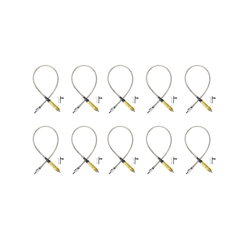10X Rotary Grinder Tool Flexible Flex Shaft Fits + 0.3-6.5Mm Handpiece For Style Electric Drill Rotary Tool 6032767494598