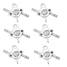 6X Petrol Fuel Tank Valve Tap Cock Petcock Pocket for Atv Quad Dirt Pit Bike