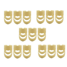 15 Pcs Guitar Picks Electric Acoustic Guitar Ukulele Index Finger Picks Alaska Pick Guitar Stringed Instrument Part L