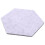 25Pcs Hexagon  Board Hexagonal  Wall Sticker Multifunction 3D Decorative Home Message Board Gray Yellow 5