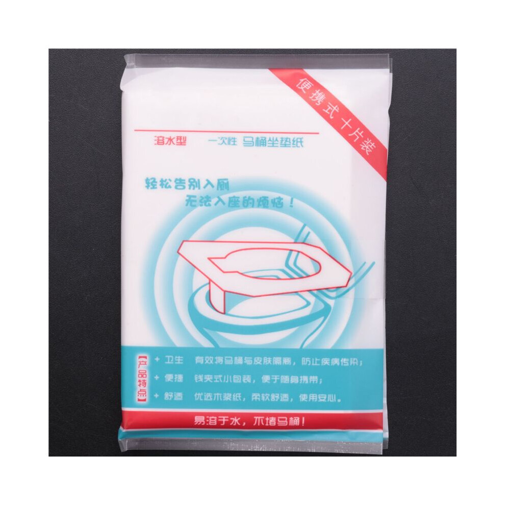 400Pcs Disposable Toilet Cover Mat Waterproof Toilet Paper Pad For Travel/Camping Bathroom Accessiories 6033509242910