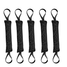 5X 2 Handles Pet Training Bite Tug Toys Young Dog Chewing Arm Sleeve