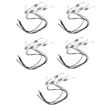 ZüNdteil Stecker Keramik ElektrodenzüNder mit Draht 30 cm im Runde 2,3Mm Terminal 25 Teile / Los