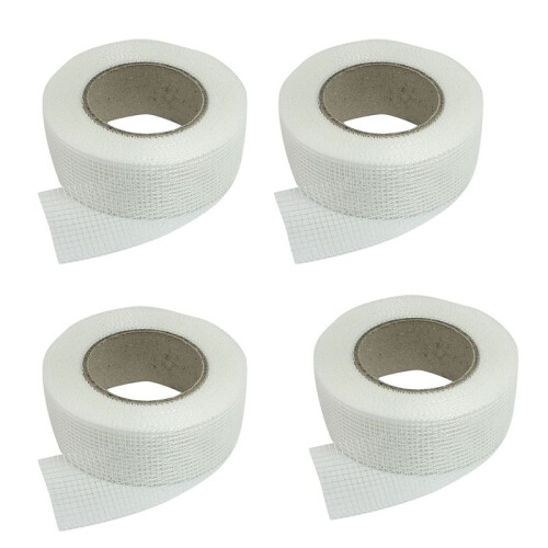 4X Selbstklebendes WeißEs Glasfasernetzband für Risse LöCher 1