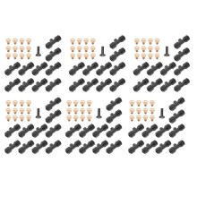6sets Vernevelingssproeiersset Mistsproeiers voor Terrasvernevelingssysteem Buitenkoelsysteem Tuinwatermister