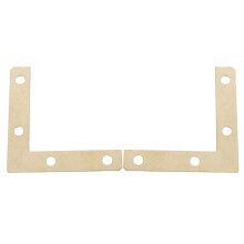 100 Pcs 51mm Flat Corner Right 90º Angle Bracket Repair Plate Fixing Brace