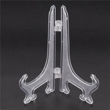 120 Stks Doorzichtige Plastic Ezels Plaathouders Display Afdruiprek Fotolijst Fotoboek Voetstuk Houder Display Stand Stander