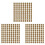 M2 X 3mm Brass Cylinder Knurled Threaded Round Insert Embedded Nuts 300pcs 1