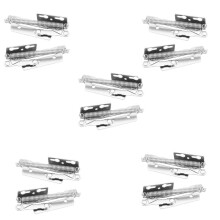 10x 80 Degree Sprung Hinges Cabinet Door Lift Stay Flap Top Support Cupboard Kitchen
